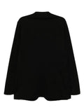 Attachment cotton double-face collarless jacket
