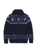Fortela Chamula patterned zip-fastening cardigan