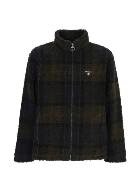 Barbour tartan-fleece jacket