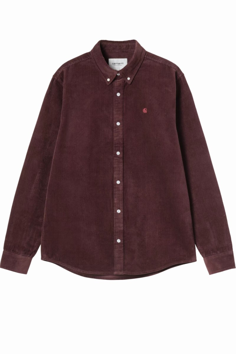 CARHARTT WIP MADISON CORD SHIRT Amarone